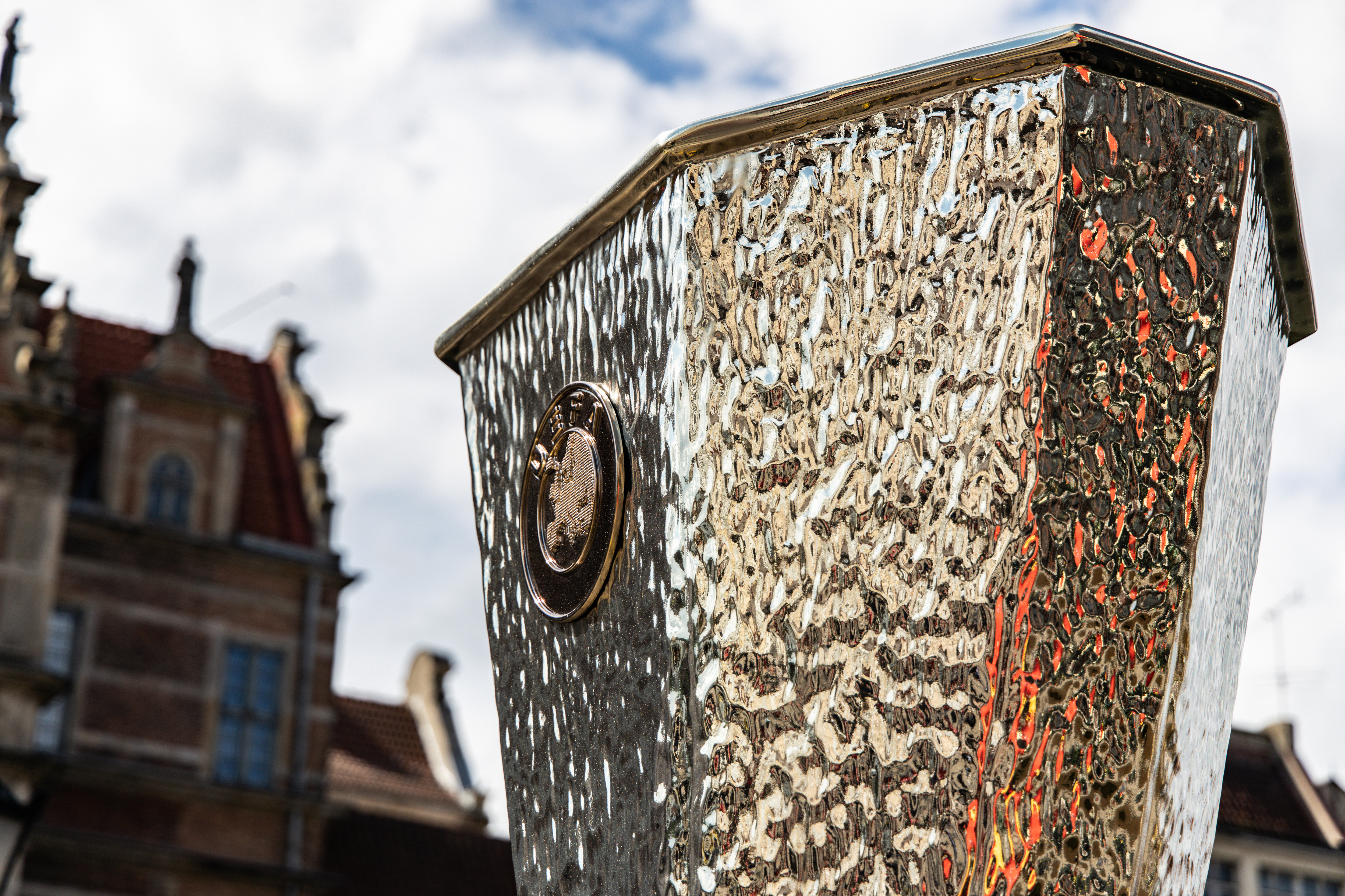 Photo of the UEFA Europa League trophy in Gdansk, Poland.