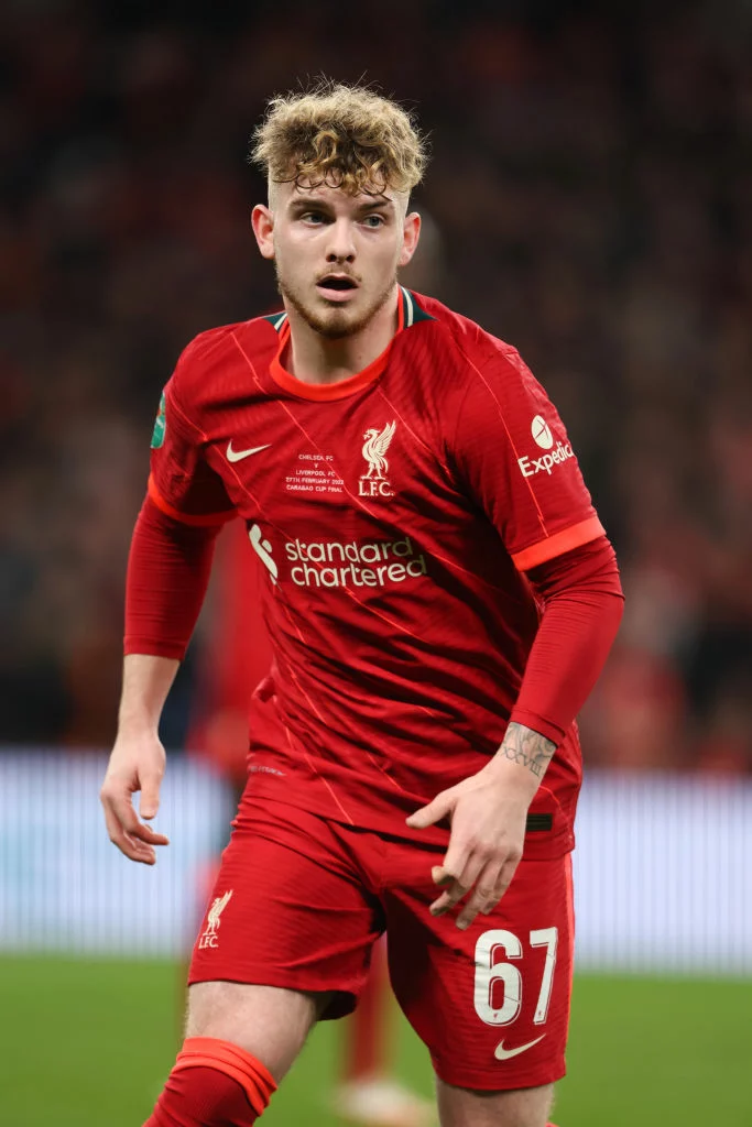 Picture of Harvey Elliott of Liverpool during a recent EPL match.
