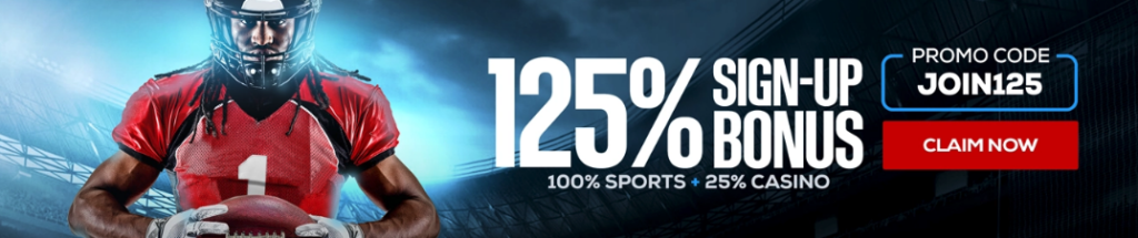 BetUS Sportsbook Review - 125 signup bonus